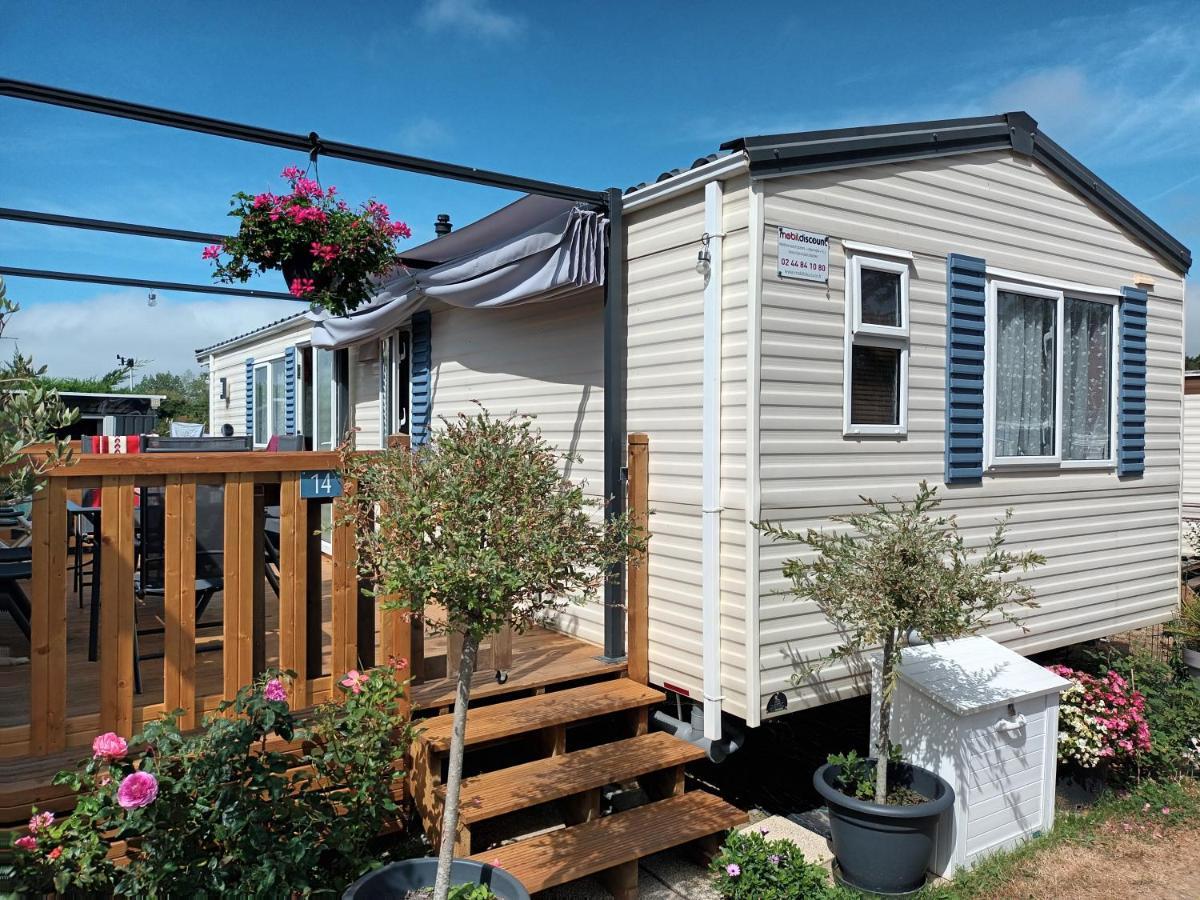 La Chanterie Agreable Mobil-Home Residentiel Normand 생-페르-쉬르-메르 외부 사진