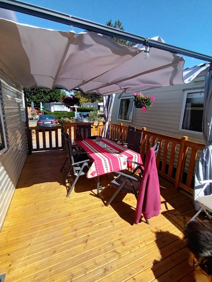 La Chanterie Agreable Mobil-Home Residentiel Normand 생-페르-쉬르-메르 외부 사진